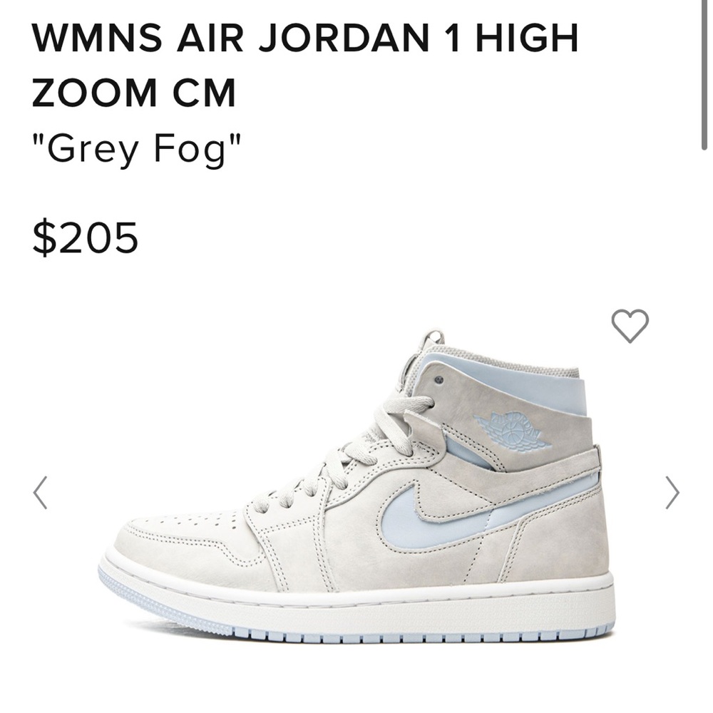 Nike Air Jordan 1 women’s High Zoom Comfort “Cool Grey”